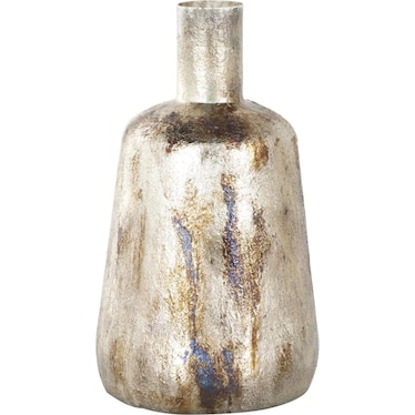 Bronze Metal Foiled Vase 7"W x 12"H