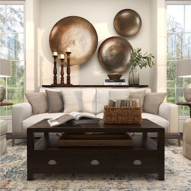 Set of 3 Bronze Metal Discs Wall Decor 17/29/35"H