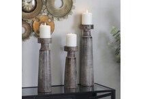 umai brown candleholder candle   