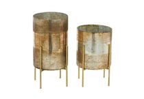 umai brown candleholder candle set  