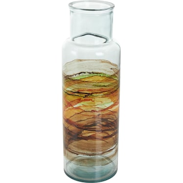 Short Multi Glass Vase 6"L x 18"H