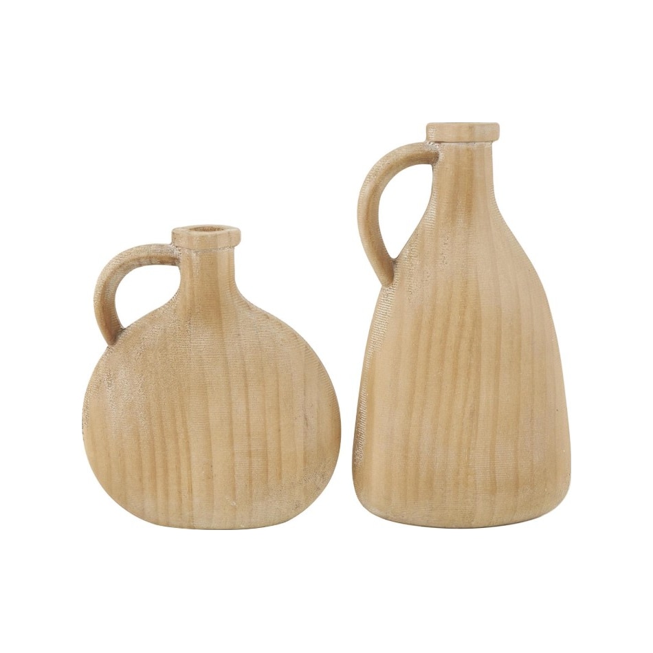 umai brown jar vase bowl plate set  