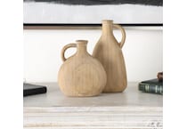 umai brown jar vase bowl plate set  