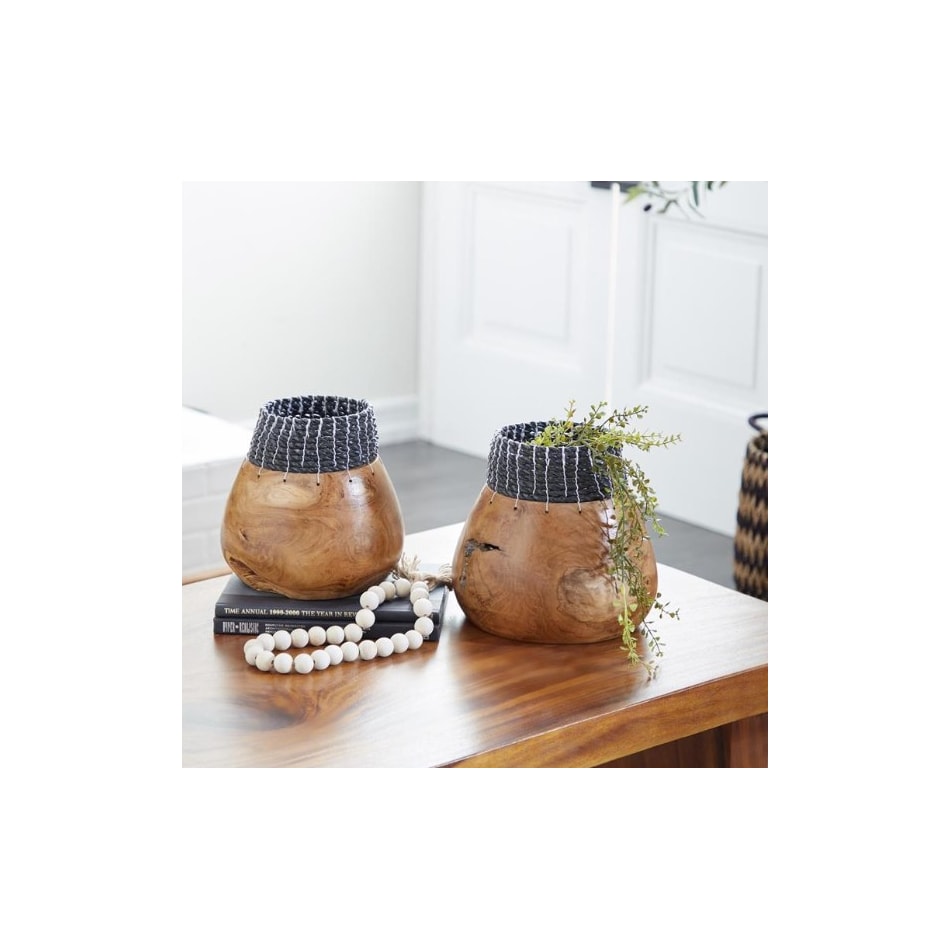 umai brown jar vase bowl plate set  