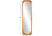 umai brown leaner mirror   