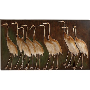 Metal Bird Wall Decor 43"W x 24"H