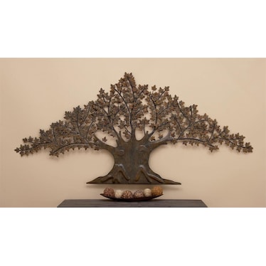 Iris Metal Tree Wall Art 92"W x 42"H