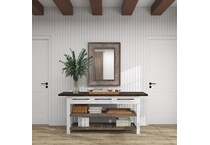 umai brown ottoman tray   