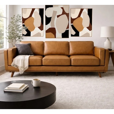 Large Brown, Black, and Tan Modern Framed Canvas Art 40"W x 56"H