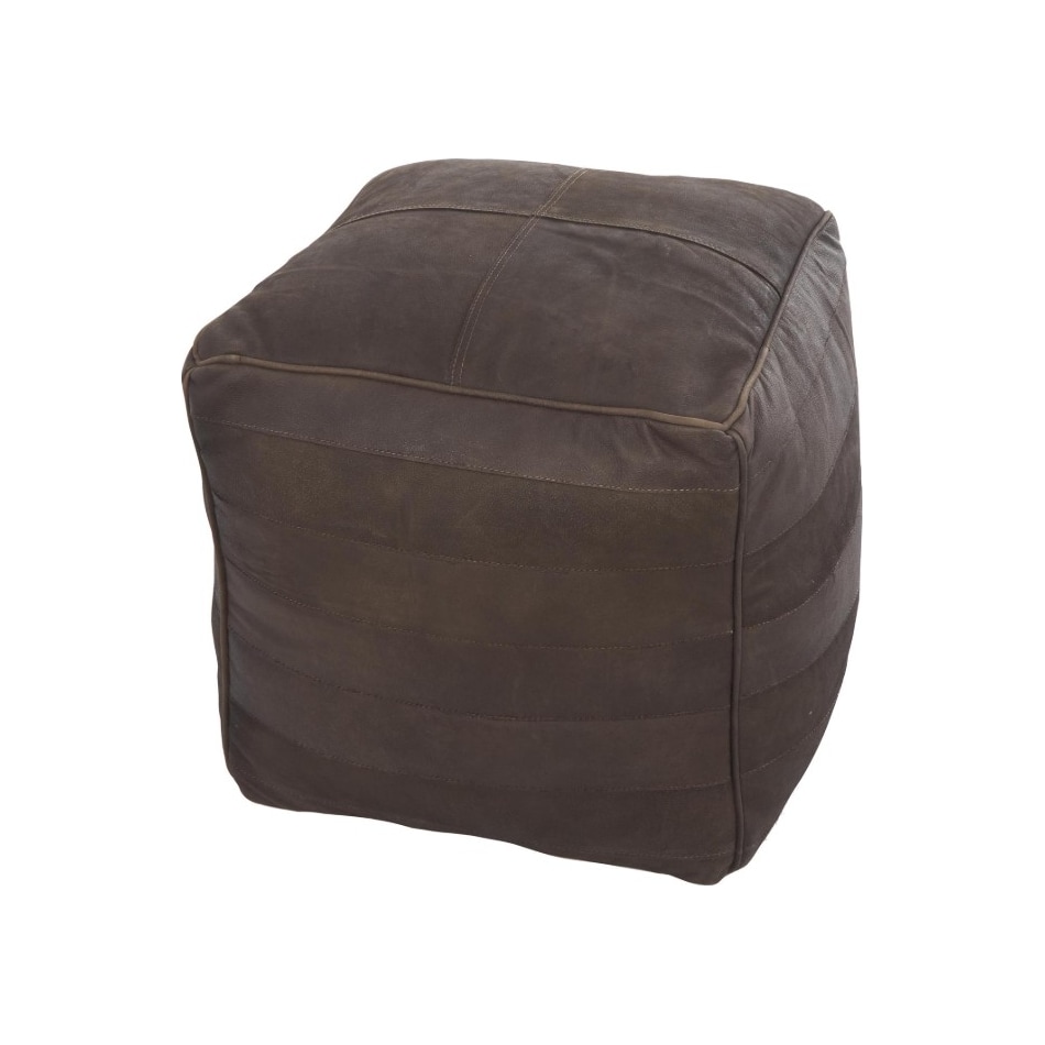 umai brown pouf   
