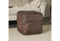umai brown pouf   