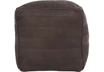 umai brown pouf   