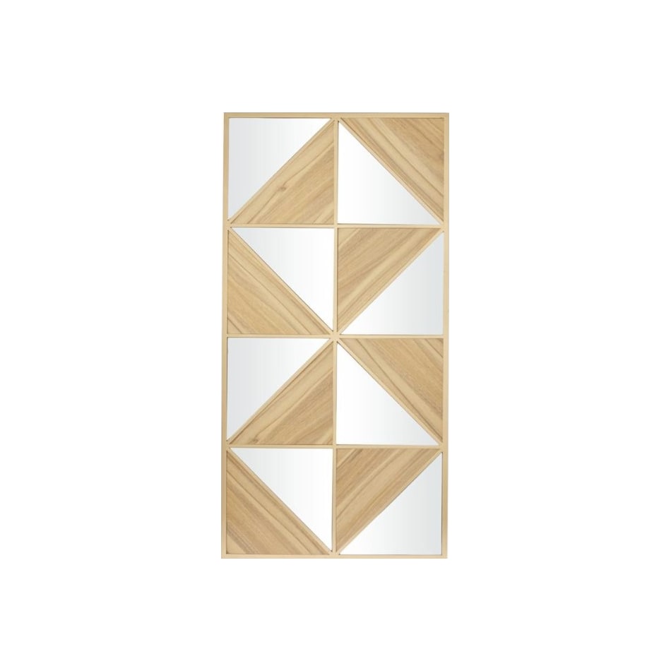 umai brown wall mirror   