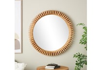 umai brown wall mirror   