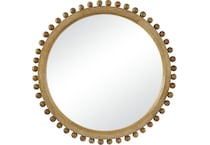 umai brown wall mirror   
