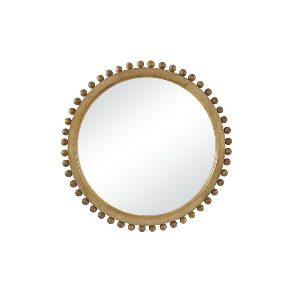 umai brown wall mirror   
