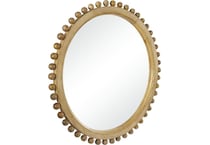 umai brown wall mirror   