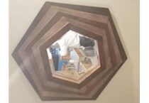 umai brown wall mirror   