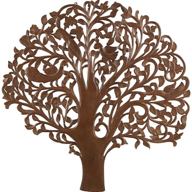 Wood Tree Wall Decor 43"W x 45"H