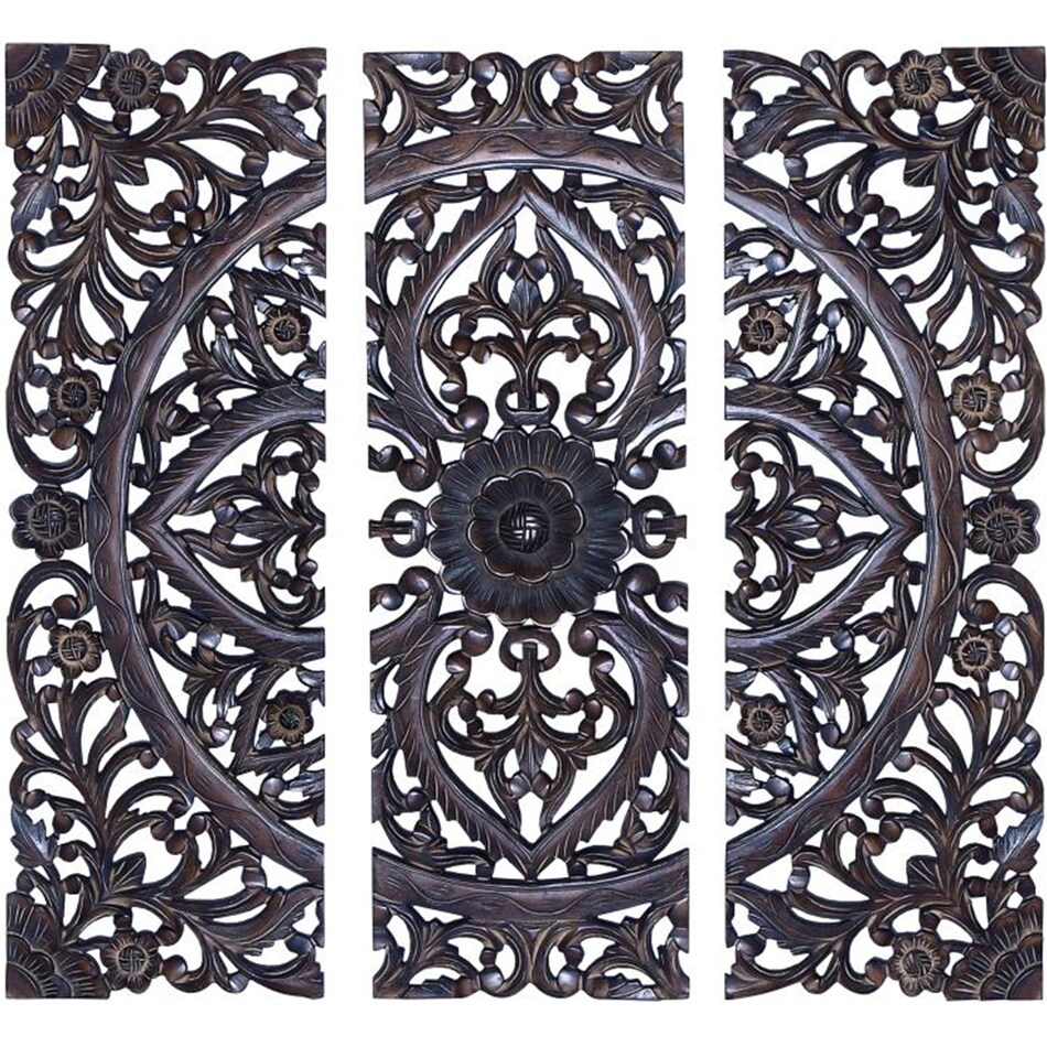 umai brown wood plaques   