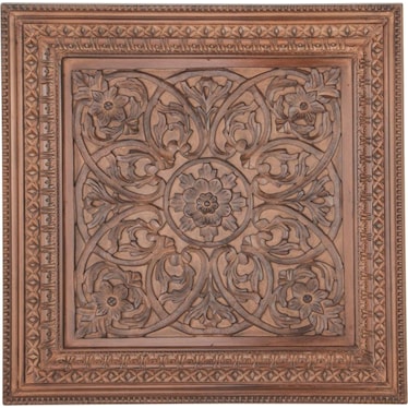 Wood Square Medallion Wall Décor 47"W x 47"H