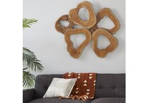 umai brown wood plaques   