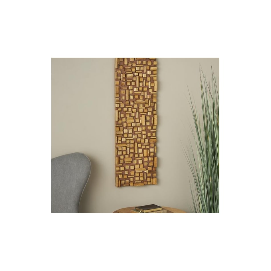 umai brown wood plaques   