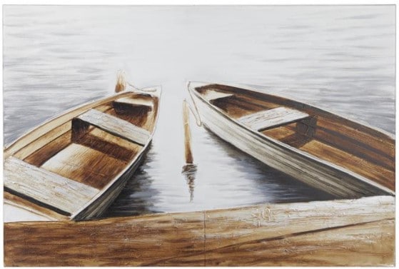 Row Boats Wood Art 47