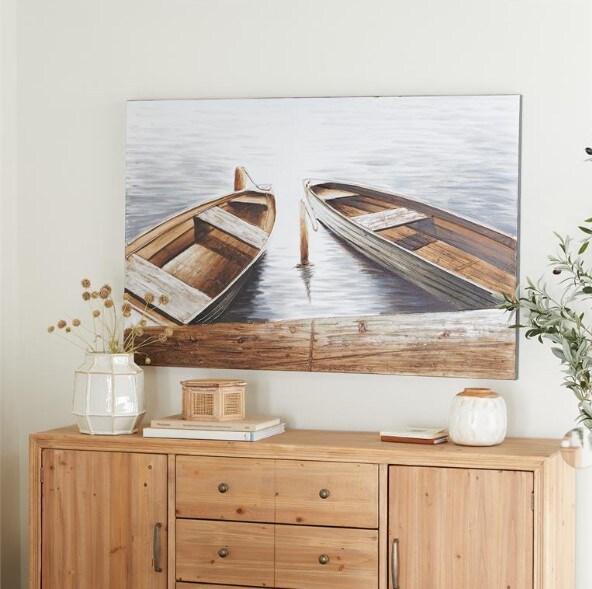Row Boats Wood Art 47