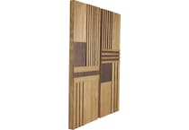 umai brown wood plaques set  