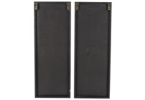 umai brown wood plaques set  