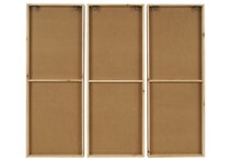 umai brown wood plaques set  