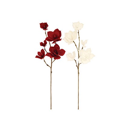 Assorted Red and White Flower Branches Each 12"W x 34"H