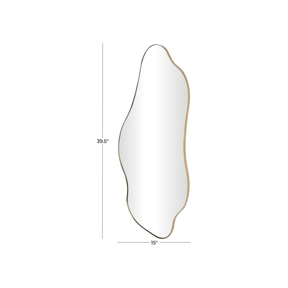 umai gold wall mirror   