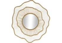 umai gold wall mirror   