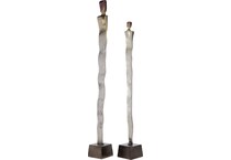 umai grey figurines set  
