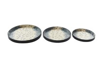 umai grey ottoman tray set  
