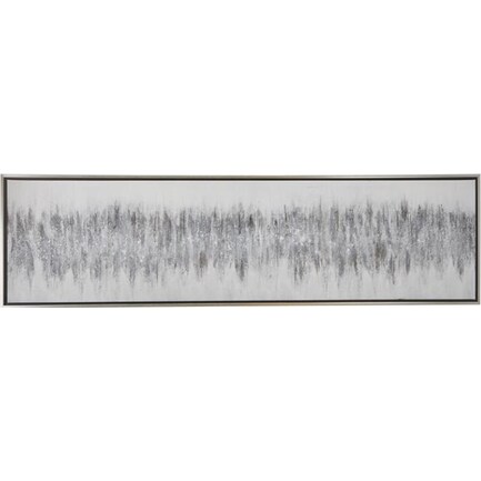 Grey Abstract Wall Décor 71"W x 20"H