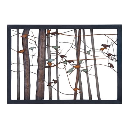 Bird and Branches Metal Wall Decor 39"W x 27"H