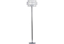 umai silver floor lamp   