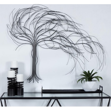 Iron Tree Metal Wall Decor 48"W x 22"H