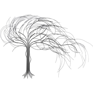 Iron Tree Metal Wall Decor 48"W x 22"H