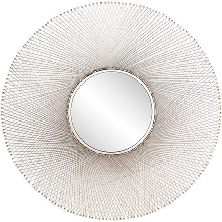 Wire Wall Mirror 45"