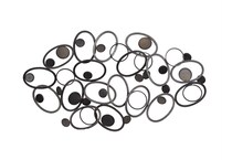 umai silver wall mirror   