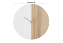 umai white clocks   