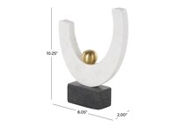 umai white figurines   