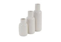 umai white jar vase bowl plate set  