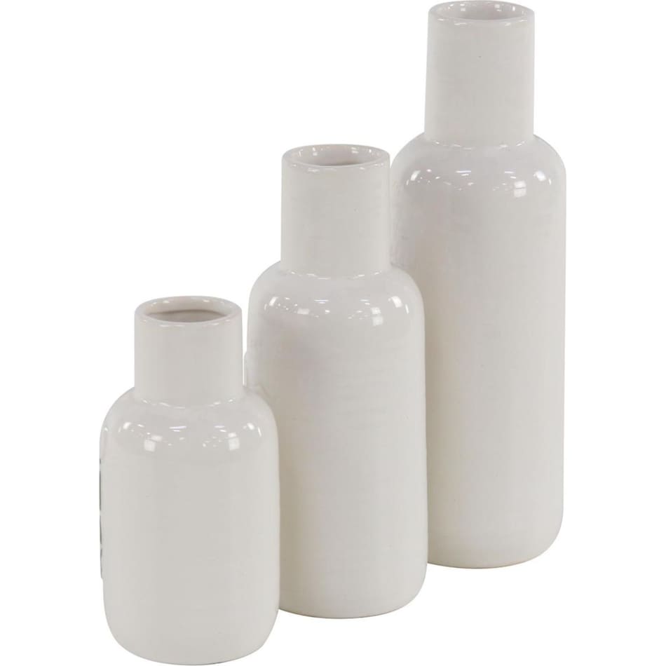 umai white jar vase bowl plate set  