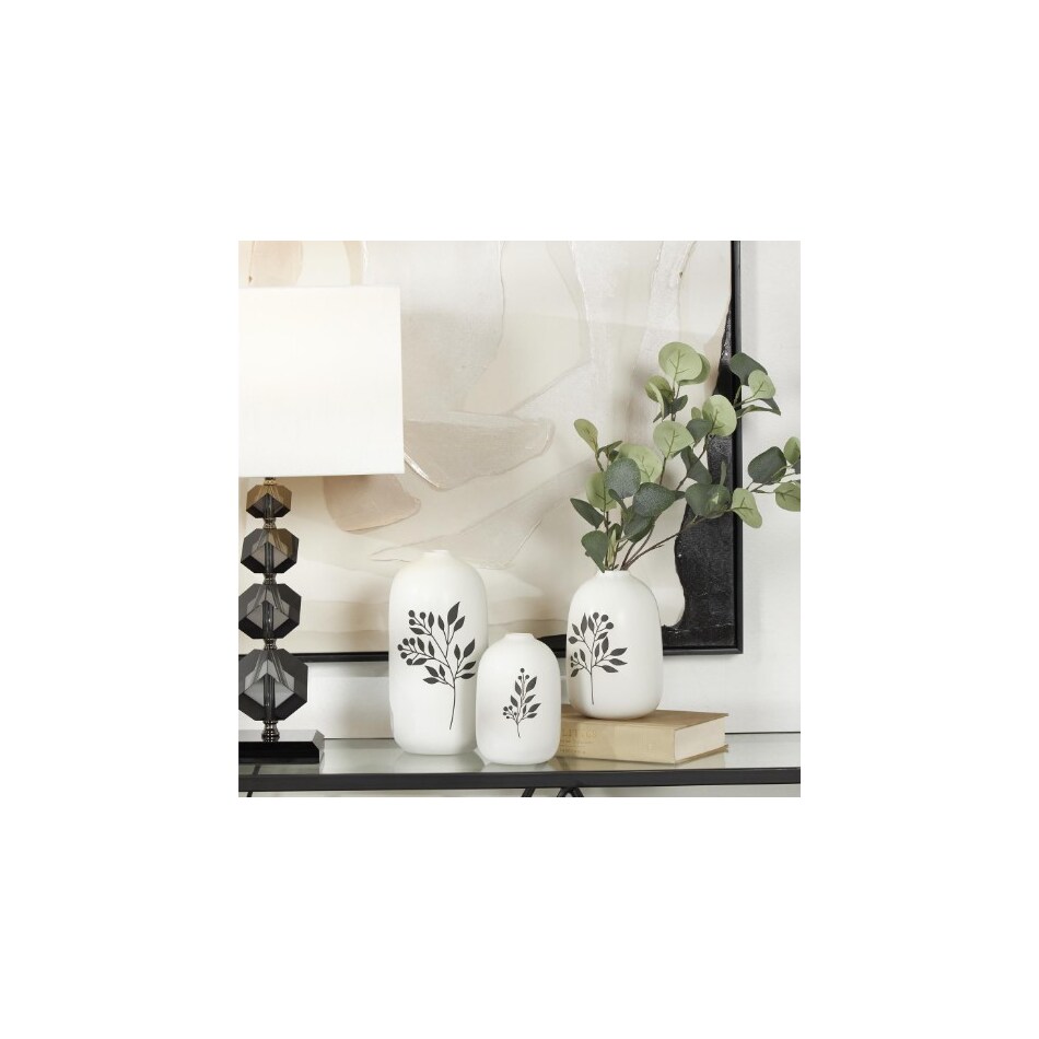umai white jar vase bowl plate set  