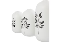 umai white jar vase bowl plate set  